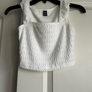 SHEIN White Textured Women's Top